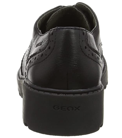 Geox J Casey Girl N, Zapatos Brogue, Negro (Black), 28 EU For Sale