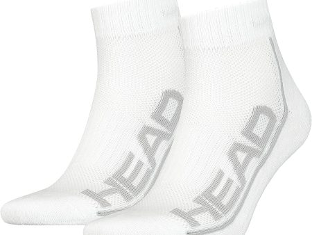 Head Performance Quarter Socks Calcetines, White, 35-38 Regular Unisex Adulto Hot on Sale