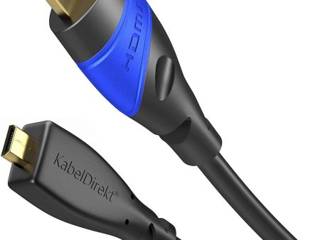 KabelDirekt 1,5m Cable Micro HDMI, FLEX Series Reacondicionado For Cheap