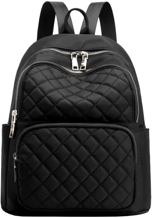 Shepretty Mochila Bolso Bandolera Casual para Mujer Bolso Escolar, 6628Negro Reacondicionado Fashion